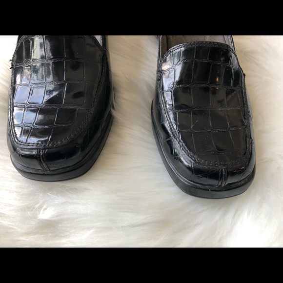 Aerosoles super comfortable elegant shoes faux crock skin - Picture 5 of 8